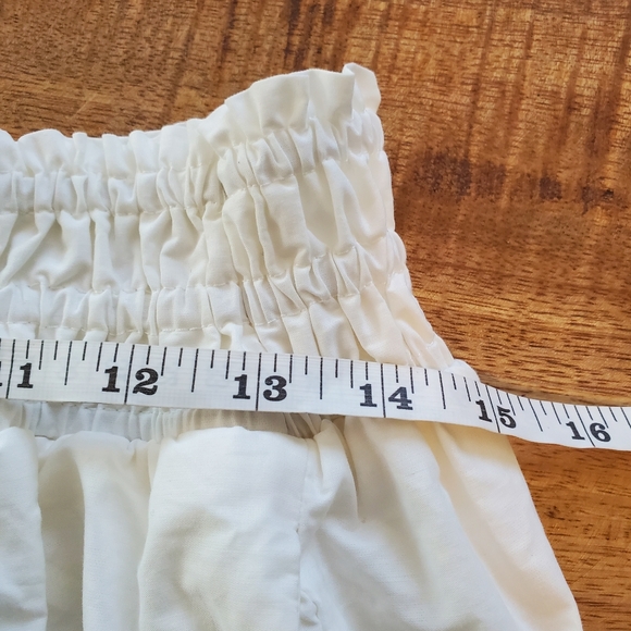 Anthropologie The Somerset Collection Maxi Skirt - White Size Medium NWT - Picture 12 of 15